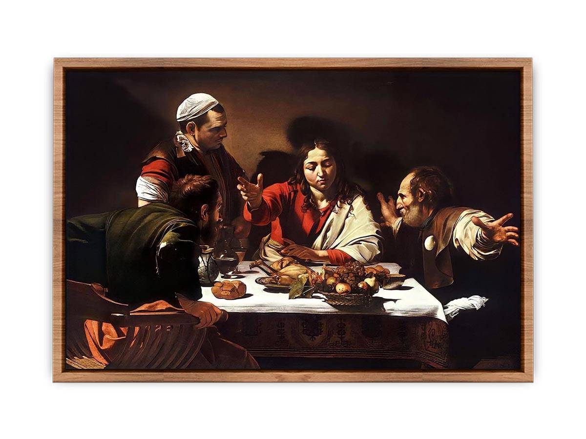 Supper at Emmaus 1601-02  Poster