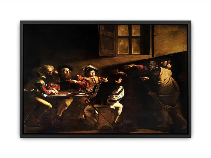 Calling of St. Matthew (Vocazione di san Matteo) Canvas Print