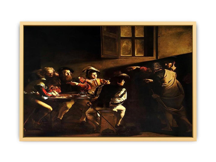 Calling of St. Matthew (Vocazione di san Matteo) Streched canvas