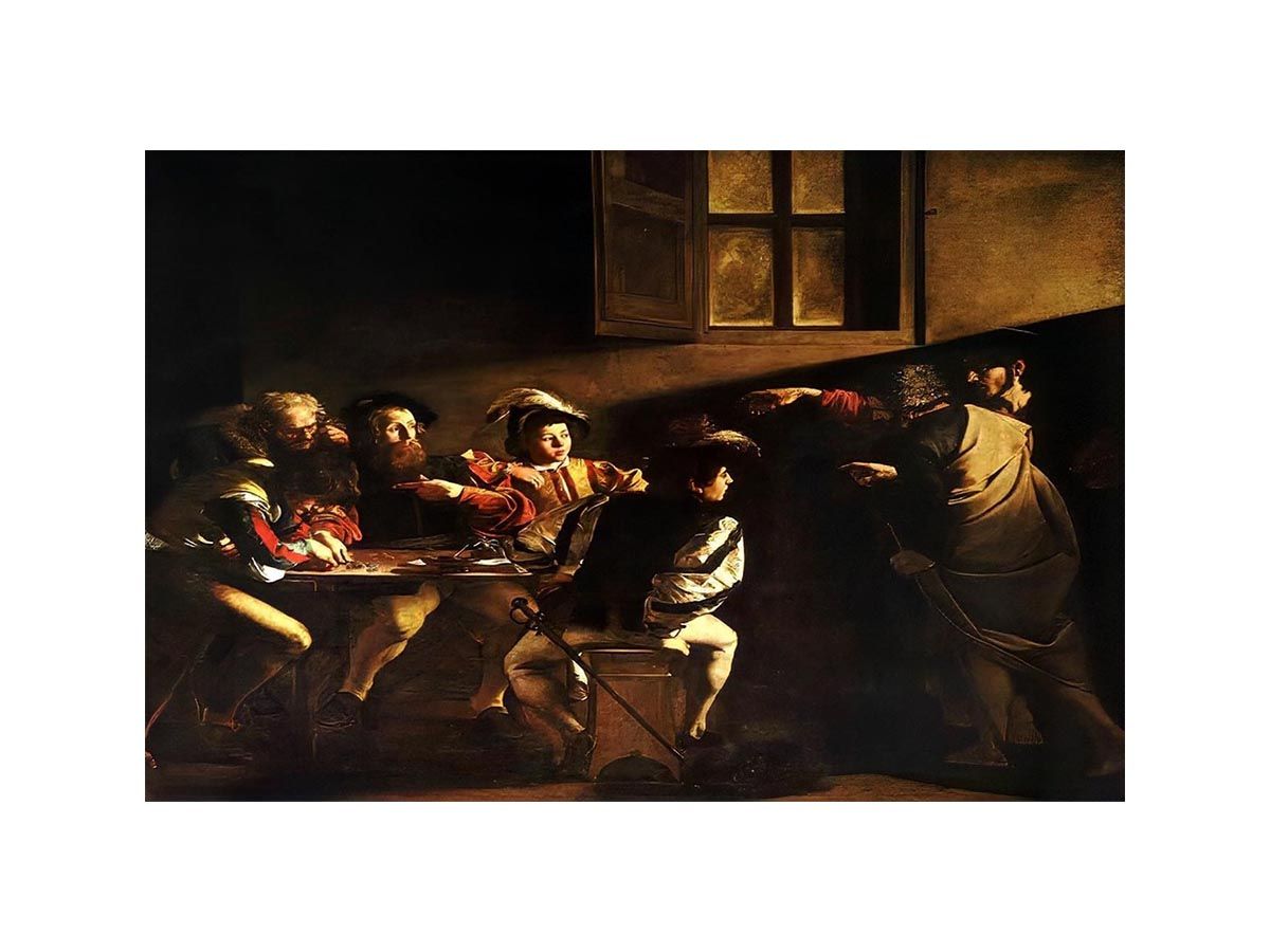 Calling of St. Matthew (Vocazione di san Matteo) by Caravaggio