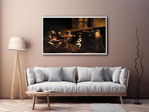 Calling of St. Matthew (Vocazione di san Matteo) by Caravaggio Painting 