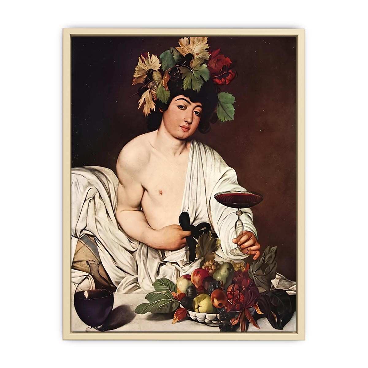 Bacchus by Caravaggio  Art Print