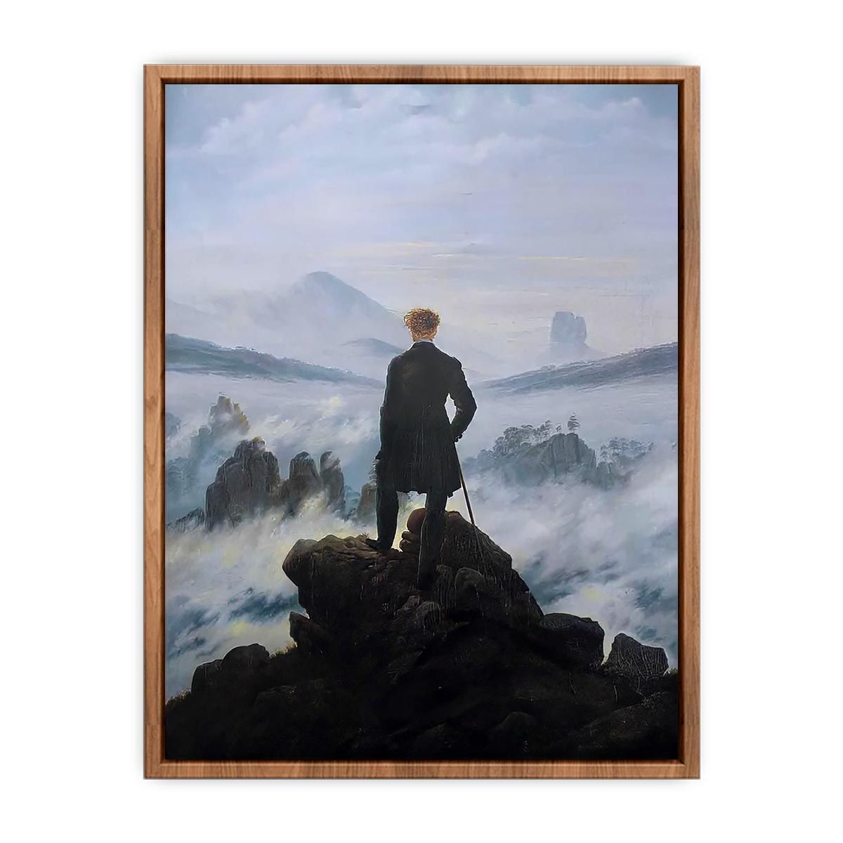 The Wanderer above the Mists 1817-18  Poster