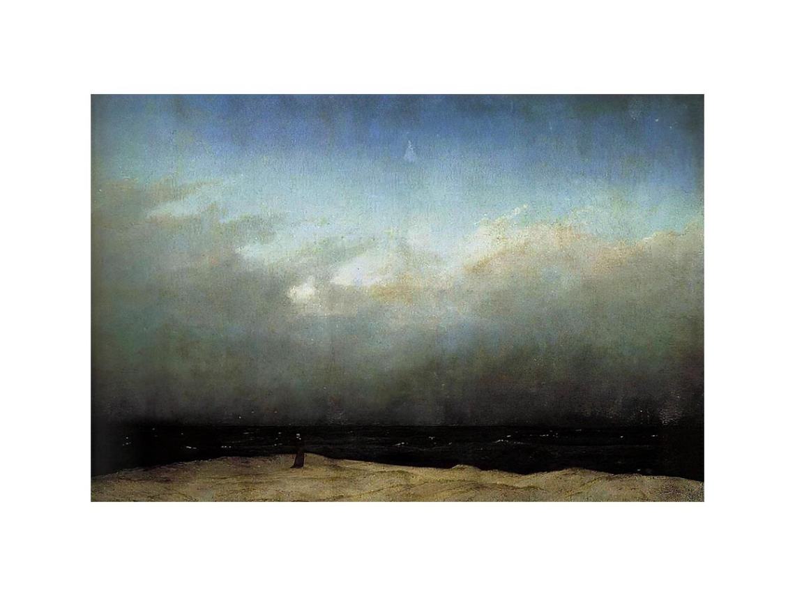 Monk by the Sea 1809 by Caspar David Friedrich