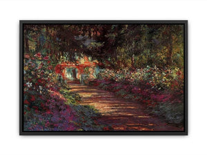 The Flowered Garden Canvas Print