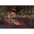 The Flowered Garden by Claude Monet