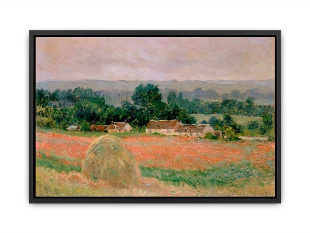 A Haystack Canvas Print