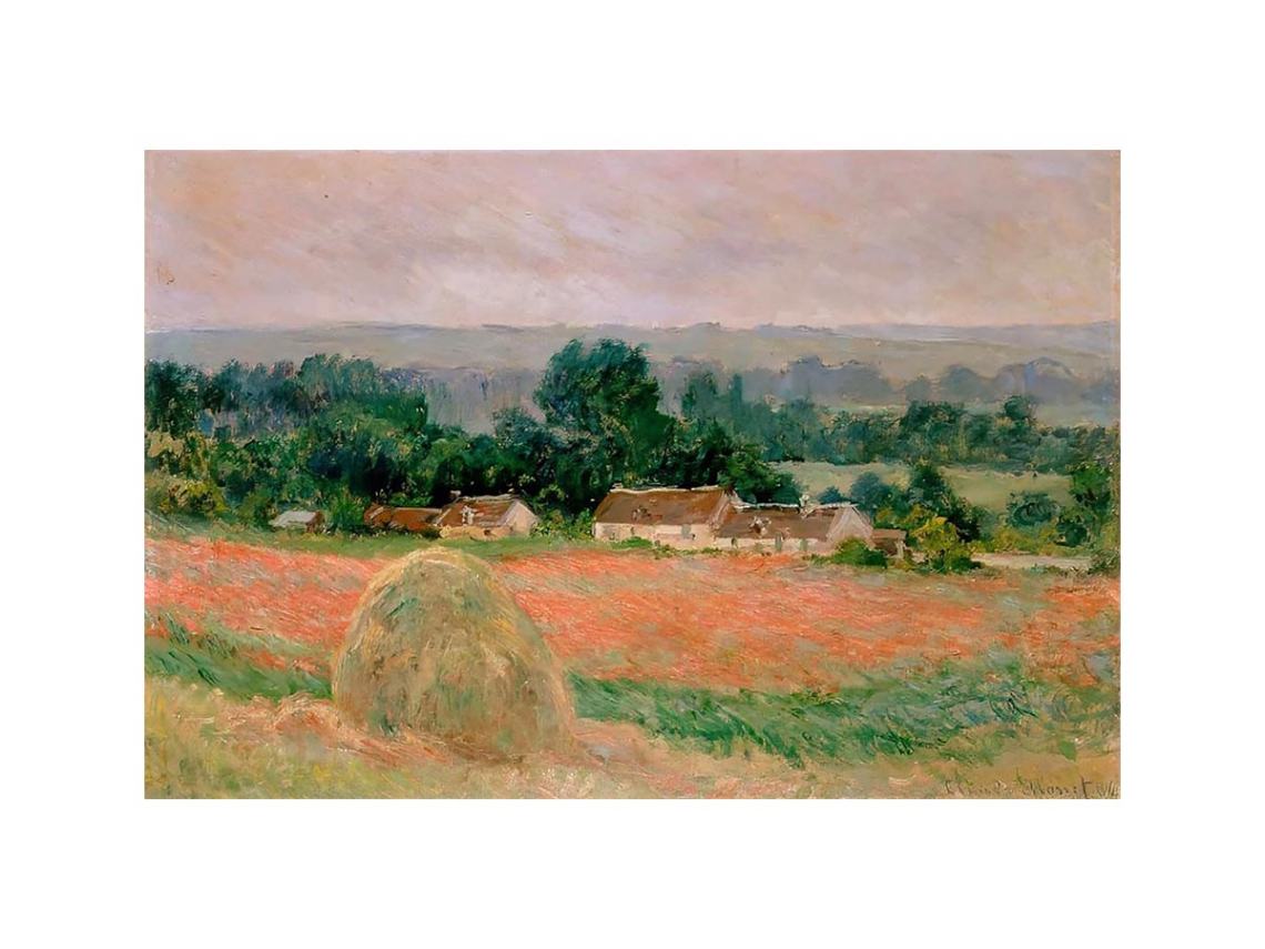 A Haystack by Claude Monet