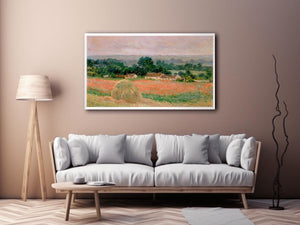 A Haystack by Claude Monet Painting 