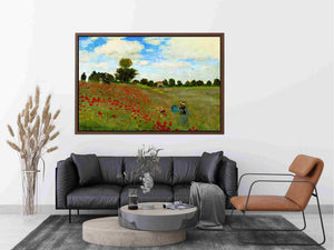 Poppies At Argenteuil by Claude Monet Painting 