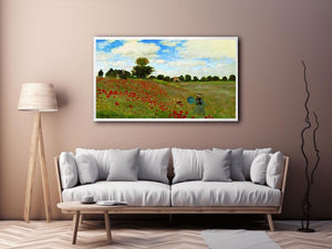 Poppies At Argenteuil by Claude Monet Painting 