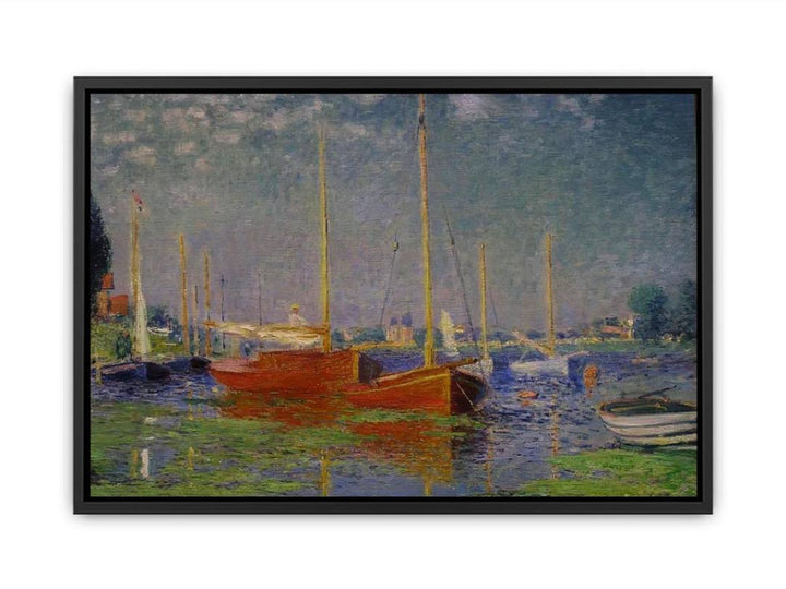 The Red Boats, Argenteuil Canvas Print