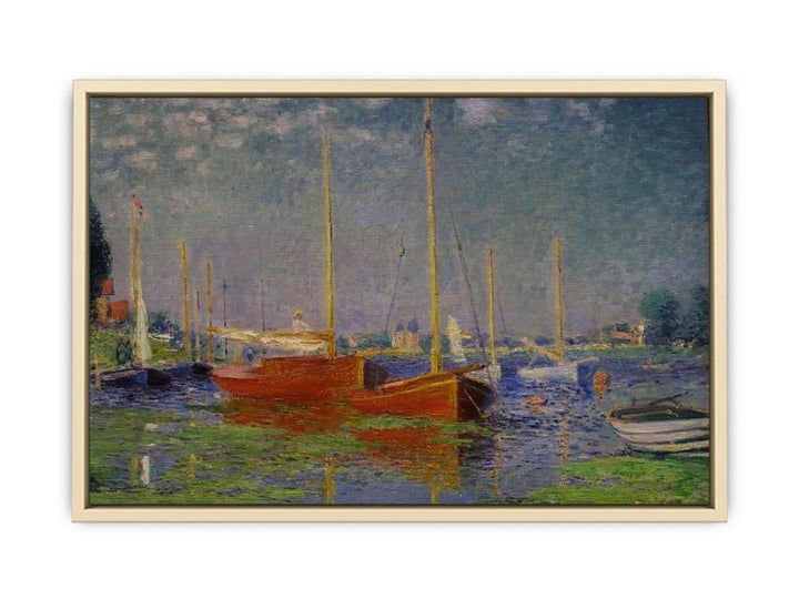 The Red Boats, Argenteuil  Art Print