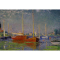 The Red Boats, Argenteuil by Claude Monet