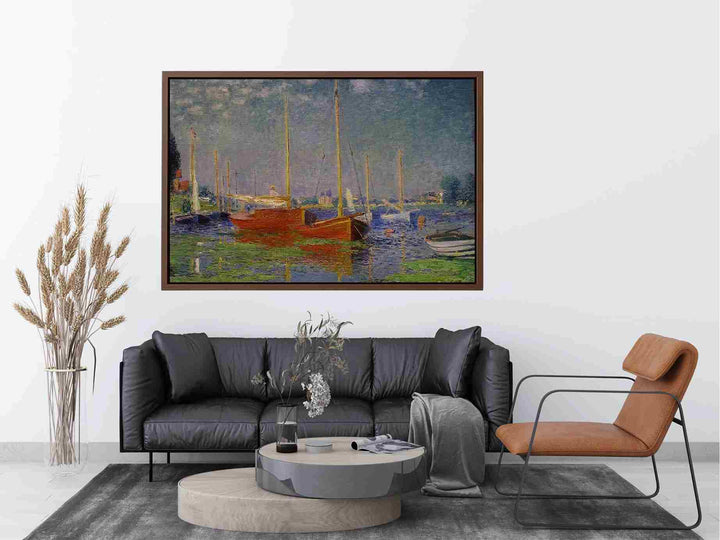 The Red Boats, Argenteuil Painting