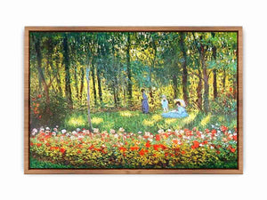 The Artists Family In The Garden  Poster