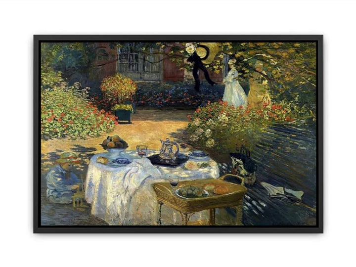 The Luncheon (Monet's Garden At Argenteuil) Canvas Print