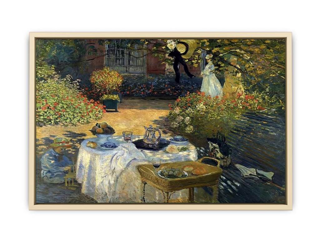 The Luncheon (Monet's Garden At Argenteuil)  Art Print