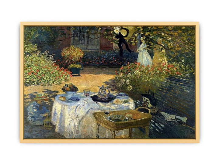 The Luncheon (Monet's Garden At Argenteuil) Streched canvas