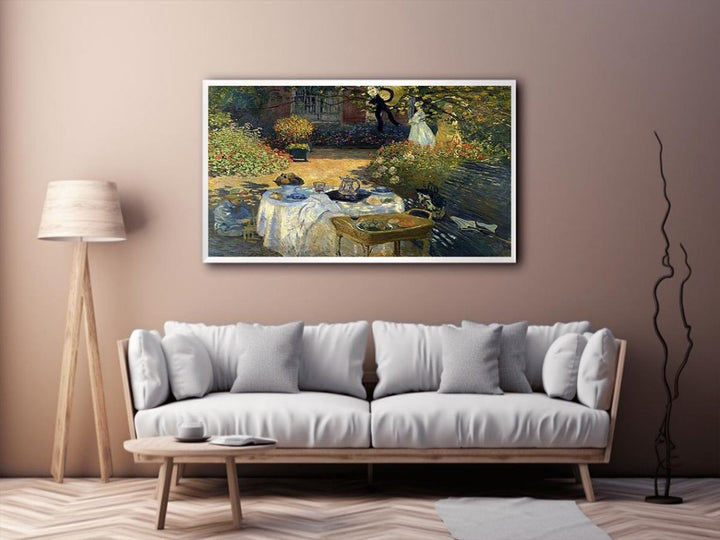 The Luncheon (Monet's Garden At Argenteuil)  Painting