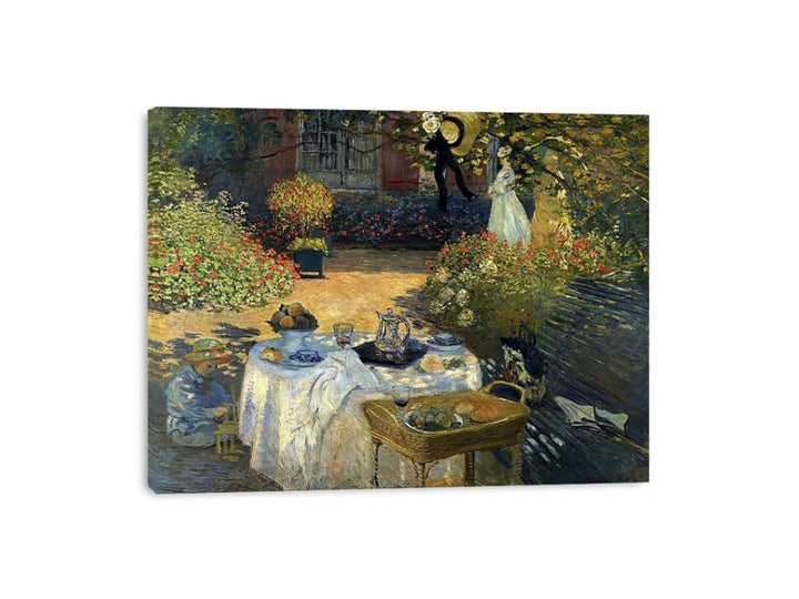 The Luncheon (Monet's Garden At Argenteuil)  Painting