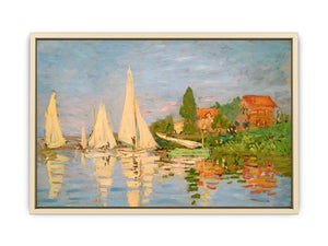 Regatta At Argenteuil  Art Print