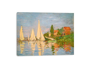 Regatta At Argenteuil by Claude Monet Painting 