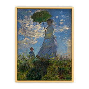 The Walk Woman With A Parasol Streched canvas