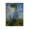 The Walk Woman With A Parasol by Claude Monet