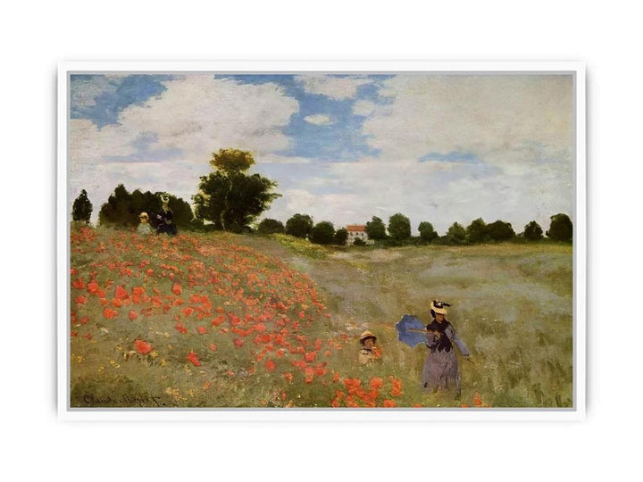 Wild Poppies Near Argenteuil Framed Print