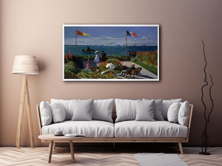 Terrace at the Seaside, Sainte-Adresse  Painting
