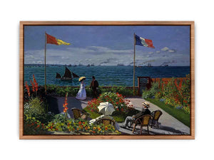 Terrace at the Seaside, Sainte-Adresse  Poster
