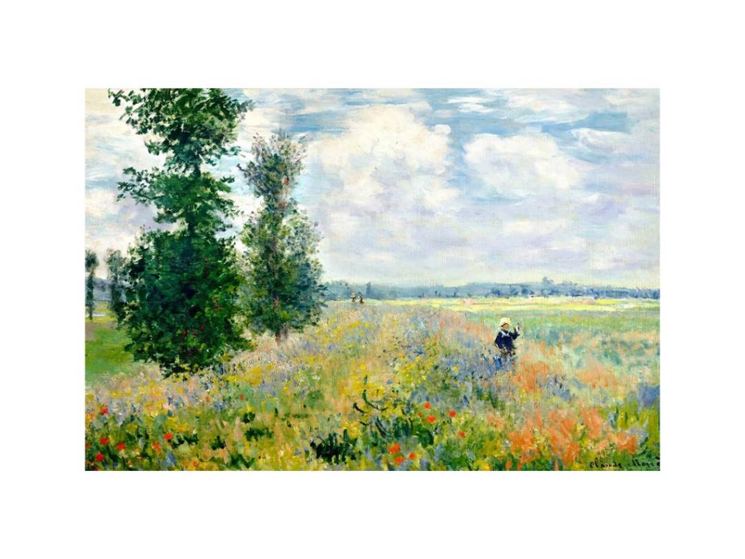 Poppy Field Argenteuil by Claude Monet