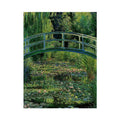 Bridge Over Rose  Water Lily Pond by Claude Monet