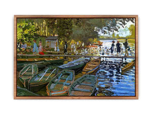 Bathing at la Grenouilliere 1869  Poster