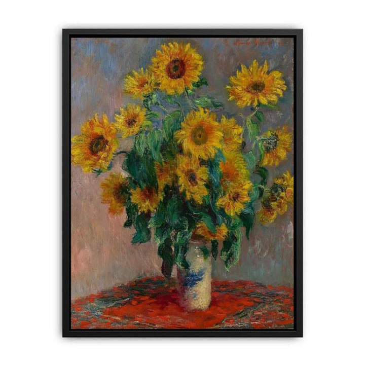 Bouquet Of Sunflowers Canvas Print