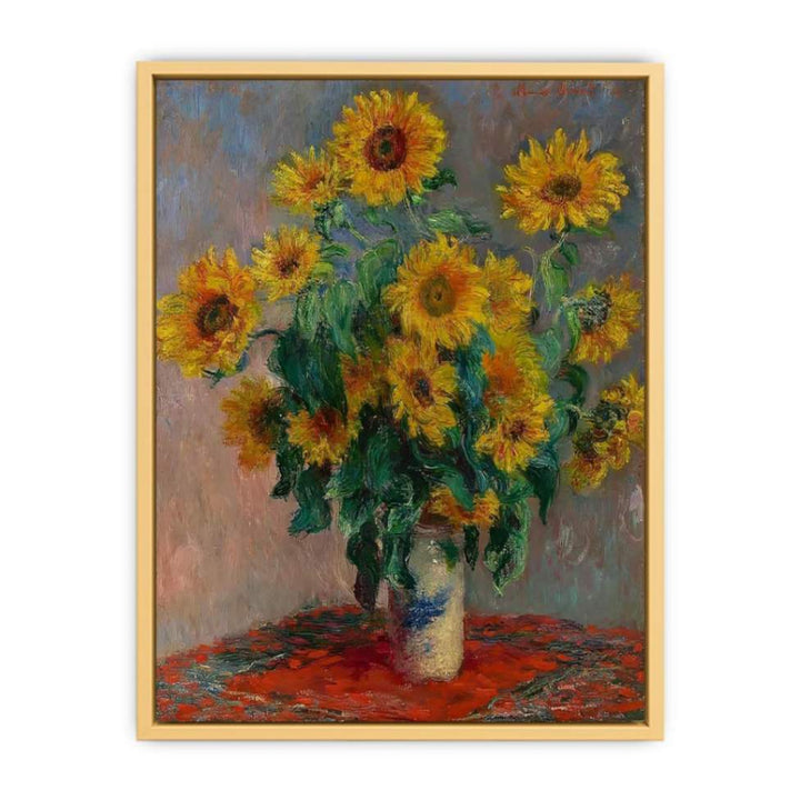 Bouquet Of Sunflowers Streched canvas