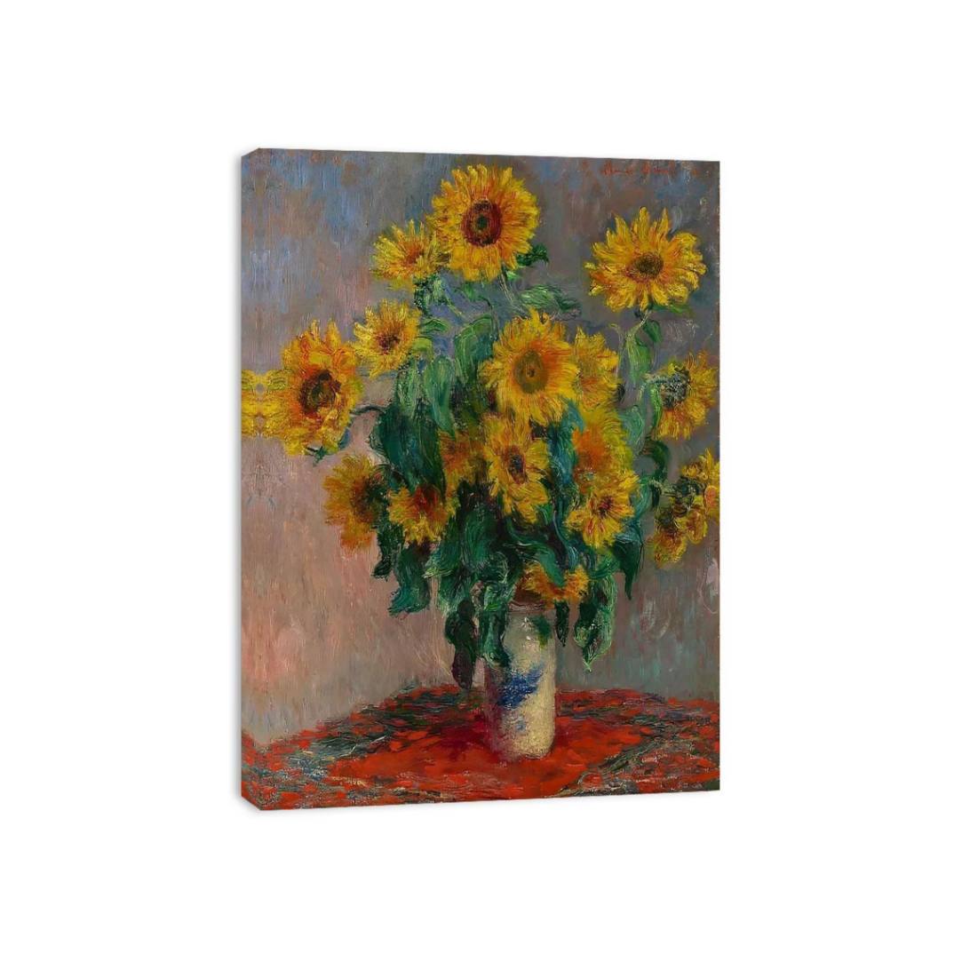 Bouquet Of Sunflowers by Claude Monet Painting 