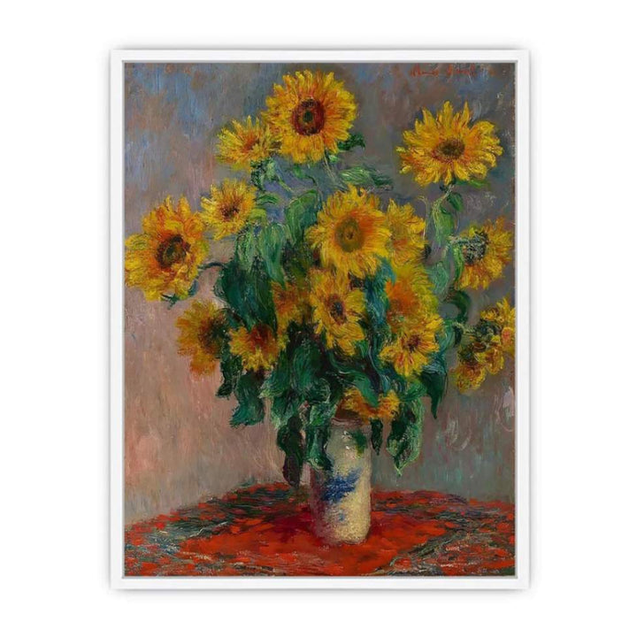 Bouquet Of Sunflowers Framed Print