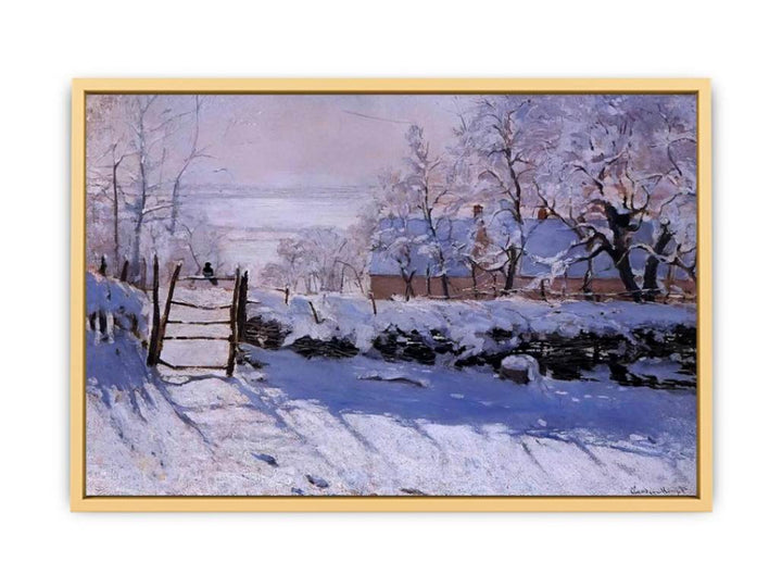 The Magpie Streched canvas