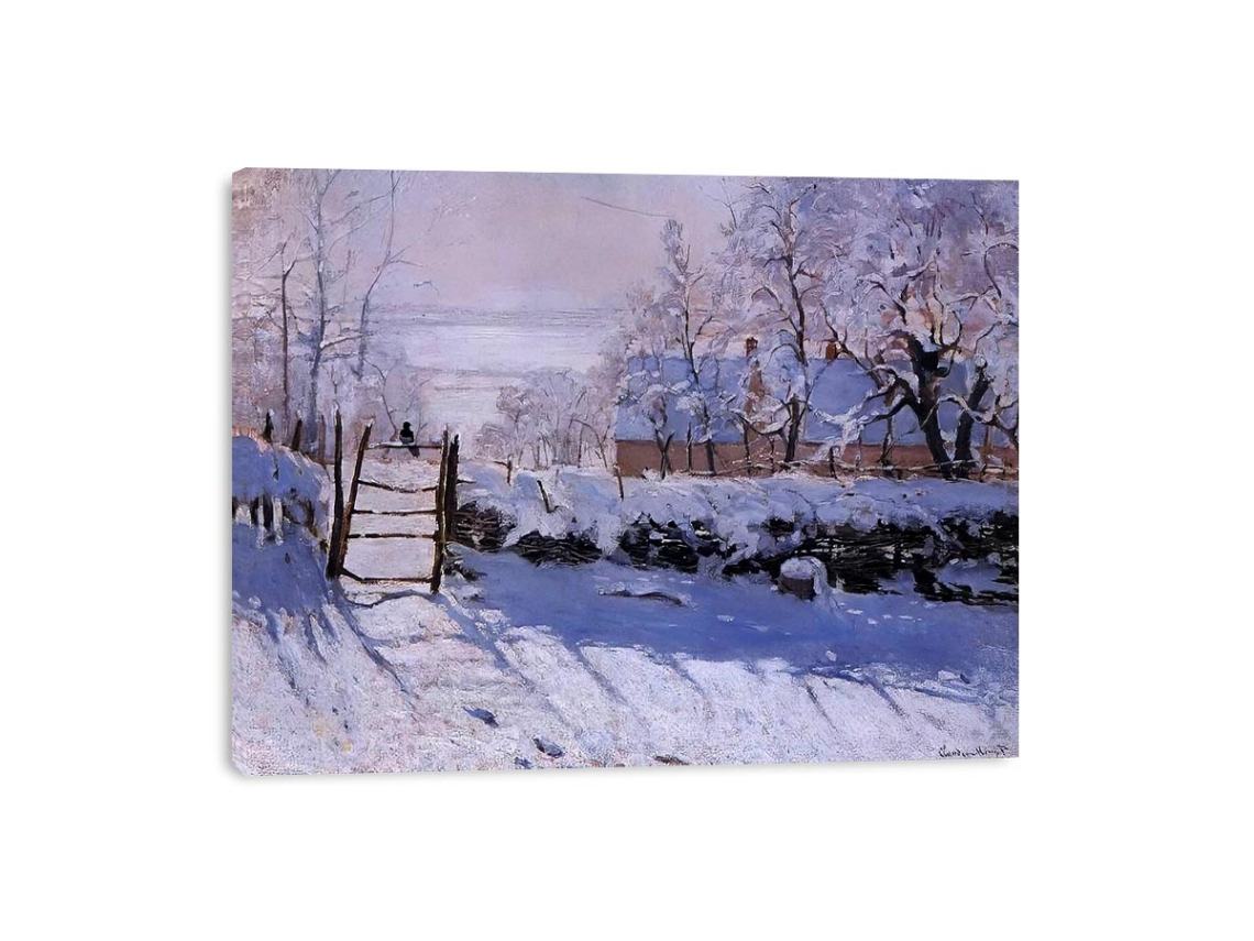 The Magpie by Claude Monet Painting 