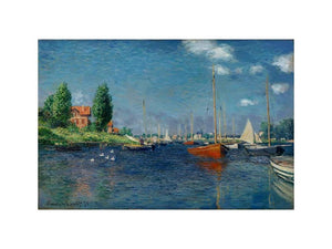 Argenteuil (Red Boats) by Claude Monet
