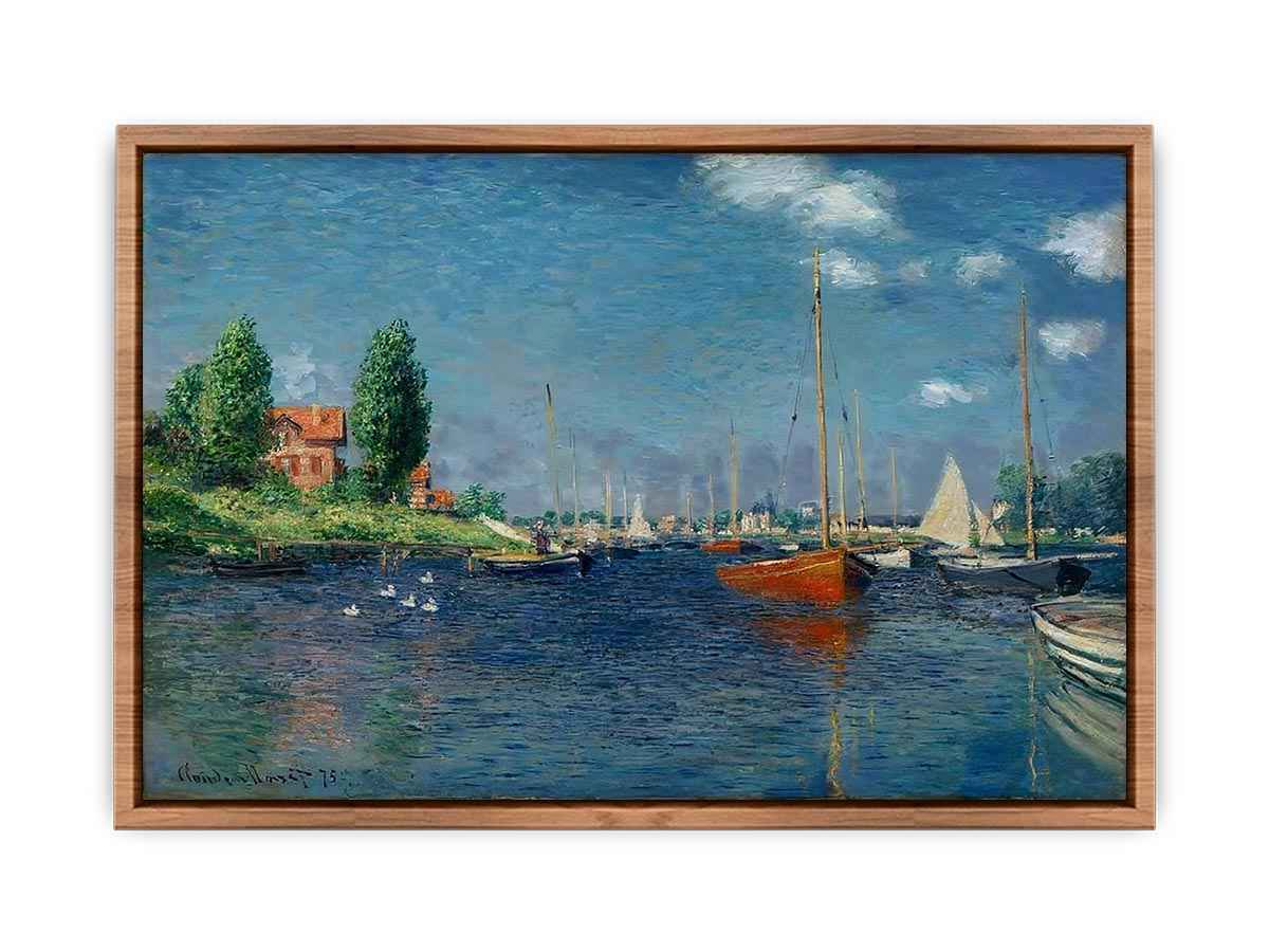 Argenteuil (Red Boats)  Poster