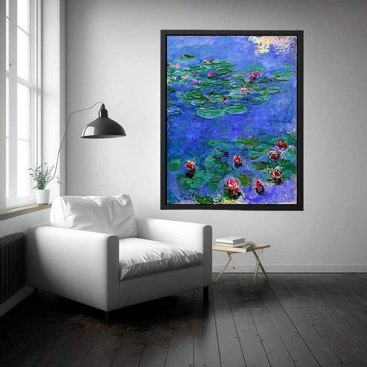 Red Water Lilies by Claude Monet Painting