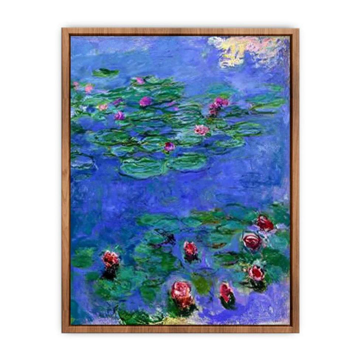 Red Water Lilies by Claude Monet  Poster