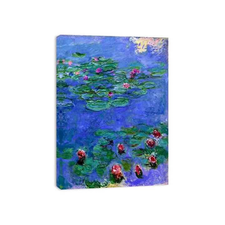 Red Water Lilies by Claude Monet  Painting