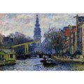 Canal In Amsterdam by Claude Monet