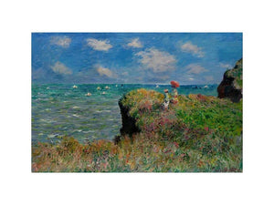 The Cliff Walk Pourville by Claude Monet