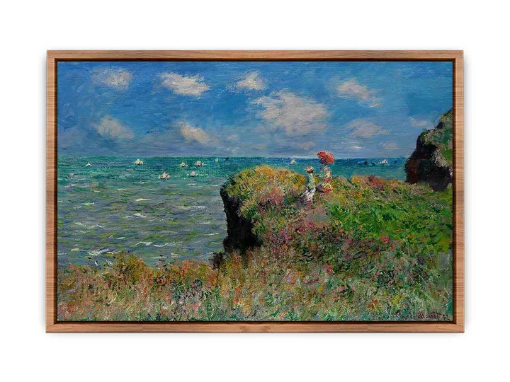 The Cliff Walk Pourville  Poster