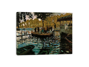 La Grenouillere by Claude Monet Painting 